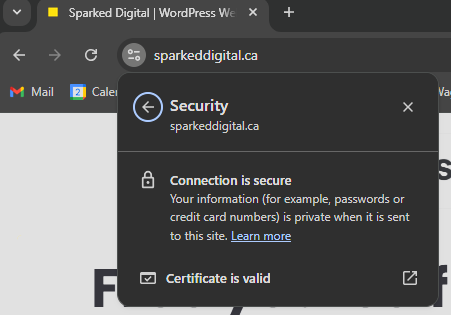 SSL certificate example